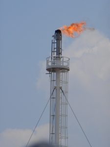 air assisted flare stack